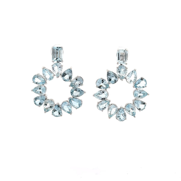 Aqua Earrings