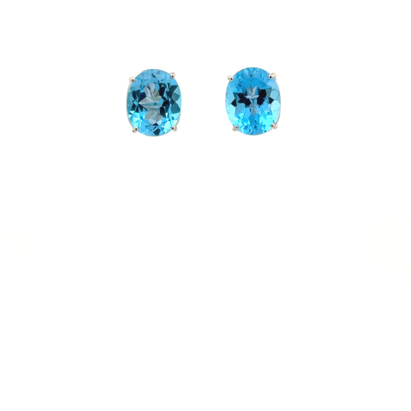 Blue Topaz Earrings
