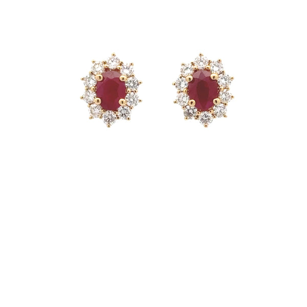 Gemma Ruby Earrings